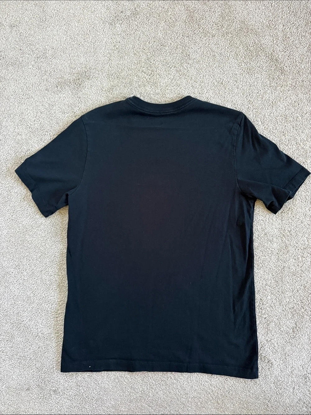 Jordan Black Short-Sleeve T-Shirt Embroidered Logo
